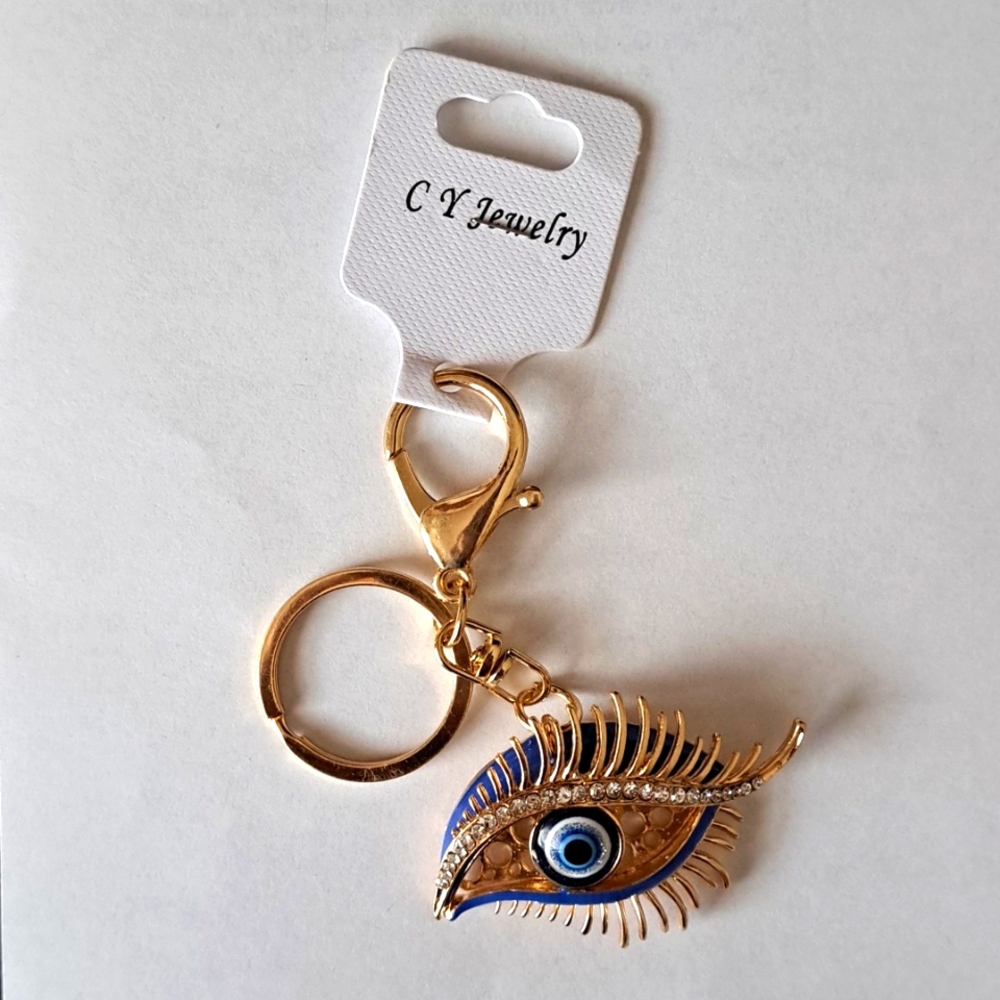 Cute Blue Eye Keychain